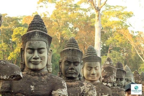 En dagstur i Angkor Wat Tempel