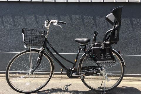 Vélo de ville (avec siège enfant)