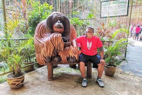 Ganztägige Ipoh-Stadtrundfahrt und Bukit Merah Orang Utan Island