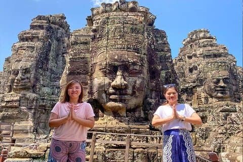 Heldagstur i Angkor Wat med solnedgång i liten grupp