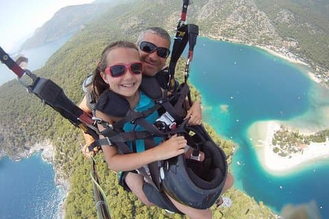 Tandem paragliding i Ölüdeniz, Fethiye, Tyrkiet