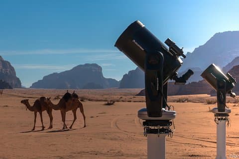 Aventura de observação de estrelas na Jordânia