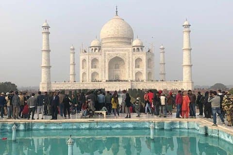 Private Taj Mahal og Agra Fort guidet tur fra Delhi