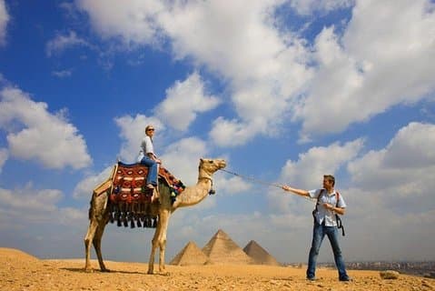 Giza-pyramider og sphinx-vandreturen