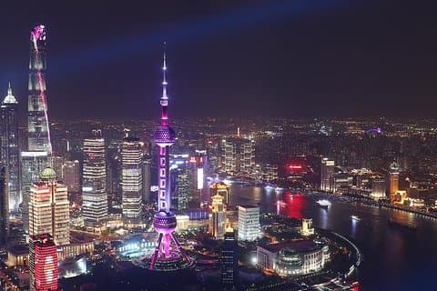 Oriental Pearl Tower billett booking - med buffet alternativ