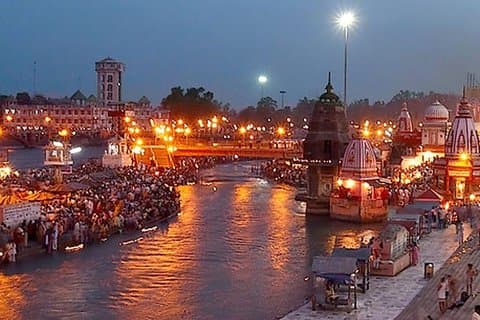 Privat dagstur till Haridwar och Rishikesh från Delhi med bil