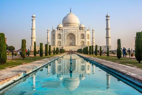 Taj Mahal og Agra dagstur fra Jaipur, der slutter i Delhi med tog