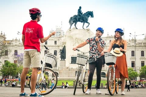 Downtown Lima Bike opplevelse lunsj inkludert