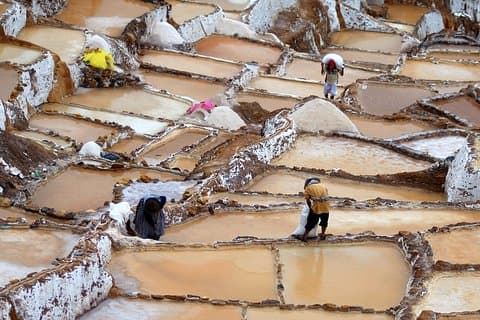 Privat halvdags saltgruver i Maras og Moray fra Cusco