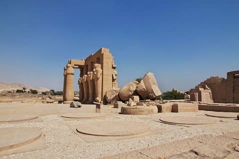 Ramesseum Temple och Carter House i Luxor