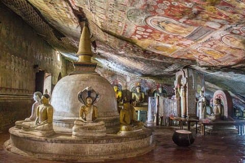 Full Day Tour to Dambulla Cave Temple and Sigiriya Rock Fortress From Kandy.