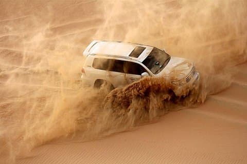 Safari privato nel deserto serale di Abu Dhabi (esclusivo)