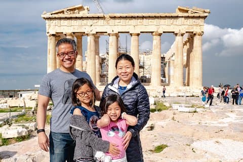 Excursão familiar pela Acrópole e Museu da Acrópole inspirada em Percy Jackson