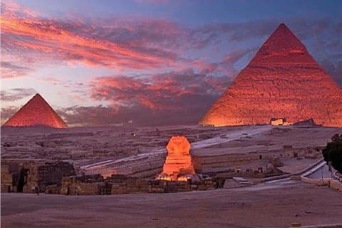 fra Sharm El Sheikh til Kairo med fly og retur