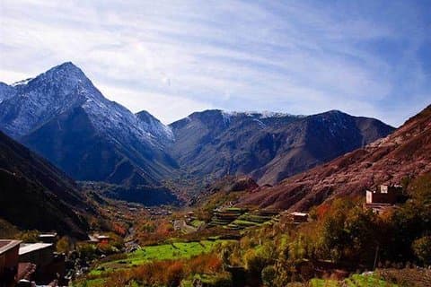 Gedeelde groepsdagtrip naar Imlil-vallei vanuit Marrakech