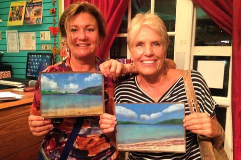 Kunst- og vinarrangementer i St. Thomas
