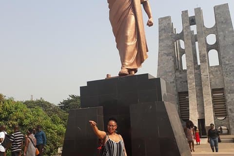 Drive through and walk Tour of Accra