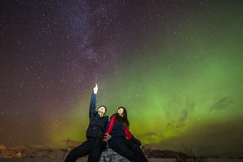 Aurora Capture with Photographer