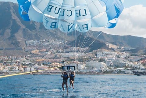 Parascending på Tenerife