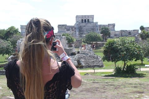 HISTORIA, NATUR OCH HAV: Tulum+ Coba+ Cenote+ Playa del Carmen