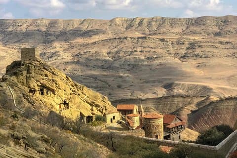 Kakheti: David Gareji Sighnaghi Bodbe en Rainbow Mountains