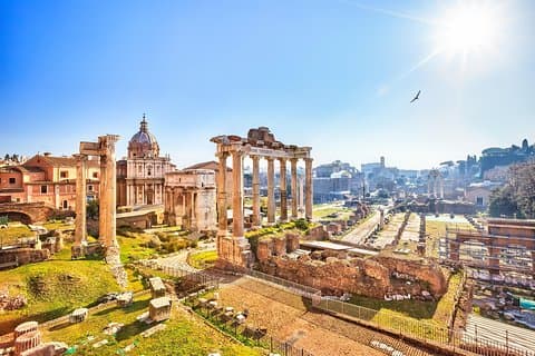 Visite privée à pied du Forum Impérial incluant le marché de Trajan