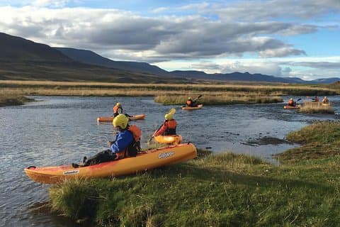 Geführte Kajaktour in der Nähe von Akureyri