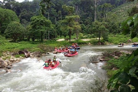 7 km White Rafting Adventure Tour fra Phuket