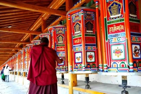 Excursão privada de um dia ao mosteiro Labrang saindo de Lanzhou