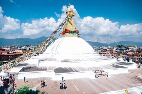 Kathmandu City in un giorno con Bodhnath Stupa