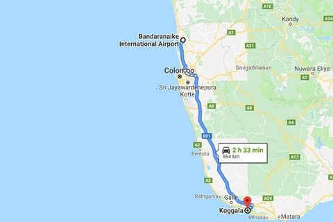 Colombo (CMB) Flughafen nach Koggala Stadt Privater Transfer