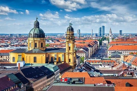 Aller simple Prague à Munich - transfert privé - jusqu'à 7 passagers