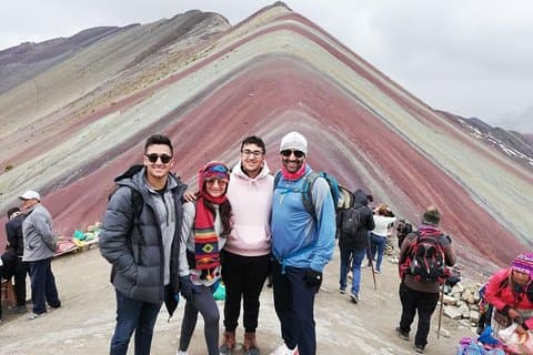 Rainbow Mountain Tour 1 dag privédienst, vertrek om 08:00 uur