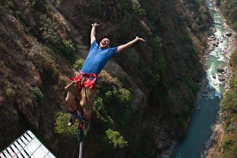 Bungyjump i Nepal