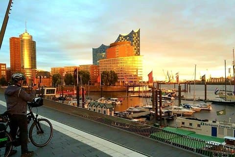 Tour in bicicletta dalla periferia dell'Elba marittima a Blankenese (min.6)