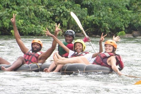 Tubing the Nile