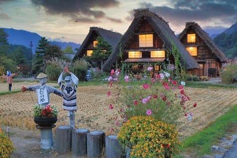 Gokayama og Shirakawago/Photoshoot af professionel fotograf