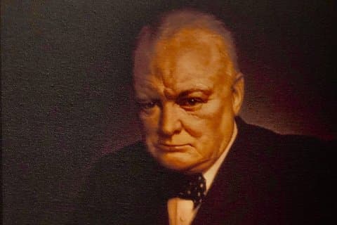 Winston Churchill privat vandretur i og omkring London