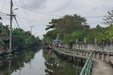 HD-02 Fahren Sie durch die Flussgemeinden von Klong Bangkoknoi