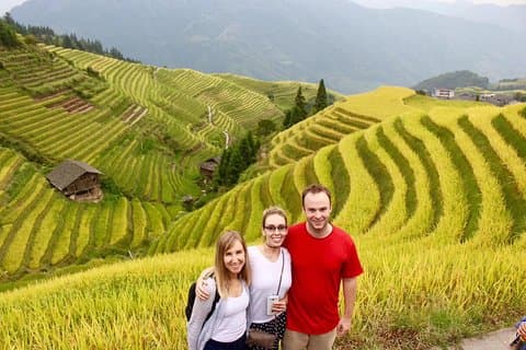Tour privato di un giorno alle terrazze di riso Longji e ai villaggi delle minoranze