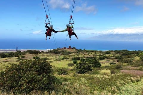6 Dual-Zipline Mountain Adventure i Maui