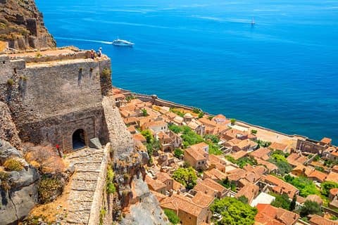 Monemvasia, de Peloponnesos en het Mani Peninsula 3-daagse privétour