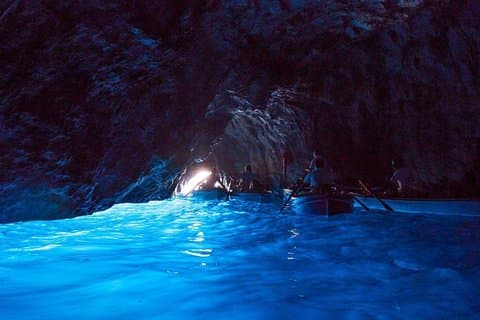Sorrento til Capri: Liten gruppe båttur med Blue Grotto