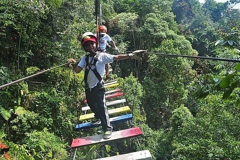 Extreme sporten - macadamia bosavontuur
