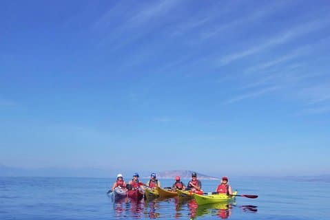 Excursión en kayak a la isla de Afrodita-Tolo