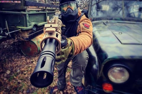 Motor Paintball Off-Road Guerra Fria Estilo