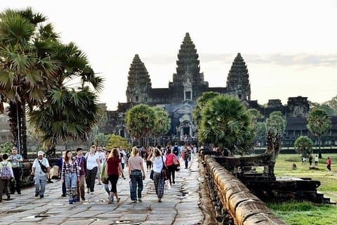 Point culminant de la visite en petit groupe de Siem Reap