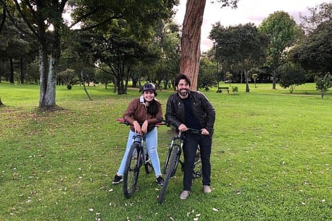 Cycling tour in Simon Bolivar Park and Virgilio Barco Library