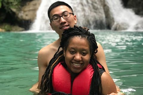 Vervoer en tour van Montego Bay naar Blue Hole/Secret Falls