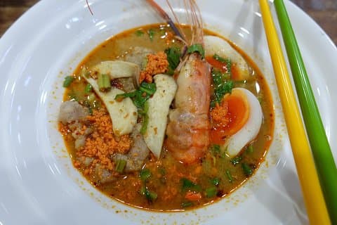 Visite gastronomique avec Tangmo